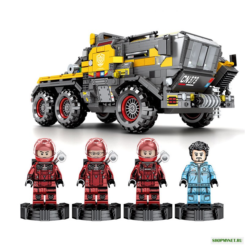 SEMBO 107006 CN373 Серия Wandering Earth Средняя Cargotruck Транспортный Грузовик Ведро Перевозчик Передняя Сборка Блоки Игрушки