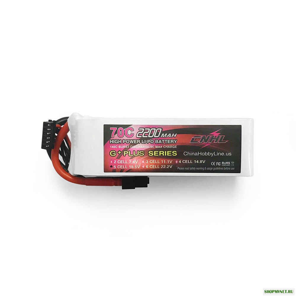CNHL G + PLUS 2200 мАч 18,5 В 5S 70C Lipo Батарея XT60 Разъем для RC Дрон FPV Racing