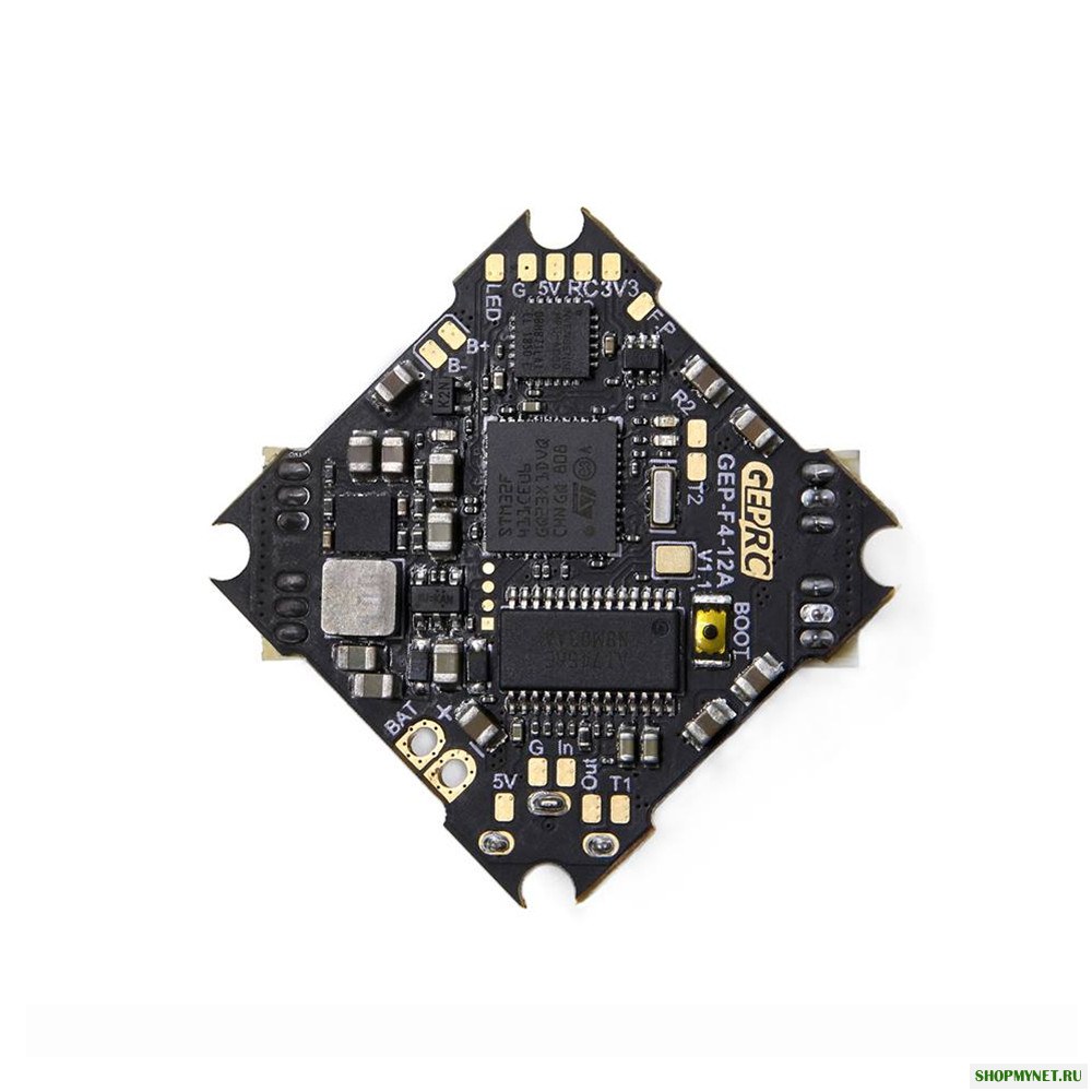 GEPRC GEP-12A-F4 V1.1 F411 F4 Контроллер полета AIO OSD BEC и 12A BL_S 2-4S 4In1 ESC для RC Дрон FPV Racing