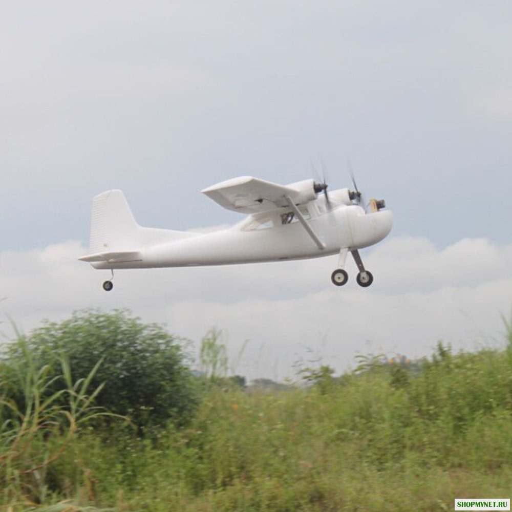 E-DO Модель 1500 мм Размах крыльев Cessna EPO Twin Мотор FPV RC Самолет Планер PNP