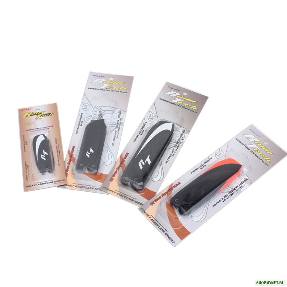 Fun-Key FK RT 57/63/72/85/92/95/106 / 116мм из углеродного волокна Хвост лезвия для RC Вертолет