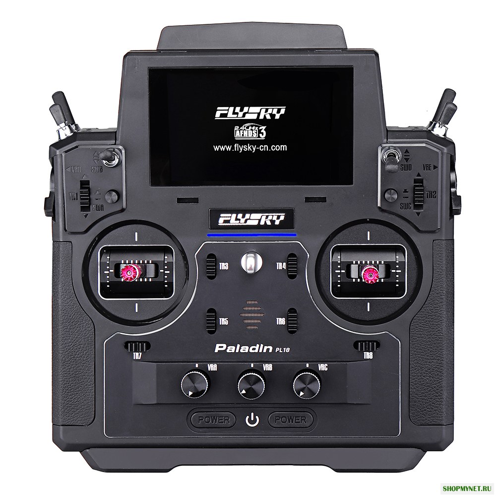 Flysky FS-PL18 Paladin 2.4G 18CH Радио Передатчик с FS-FTr10 Приемник HVGA 3.5 дюймов TFT Сенсорный экран для RC FPV Racing Дрон Самолет Вертолет Автомобиль
