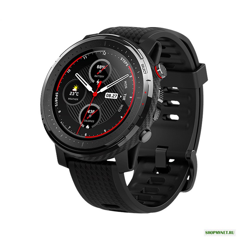 Amazfit stratos 3 1,34-дюймовый экран GPS + ГЛОНАСС Bluetooth Music Play 14 дней Батарея Умные часы Global Version от xiaomi Эко-система
